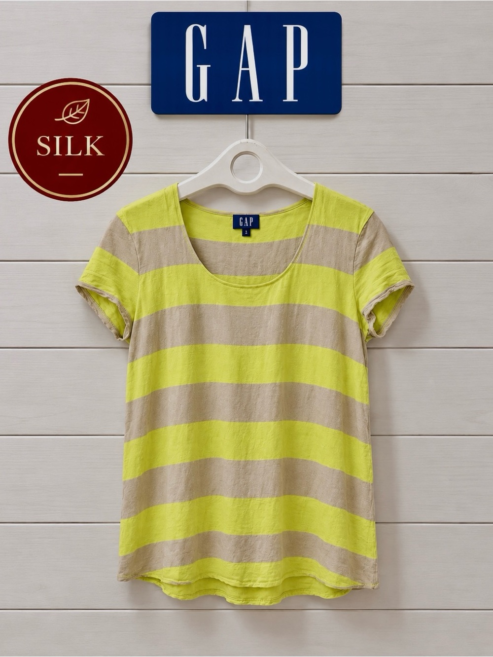 Striped Sheer Blouse – GAP – Size S